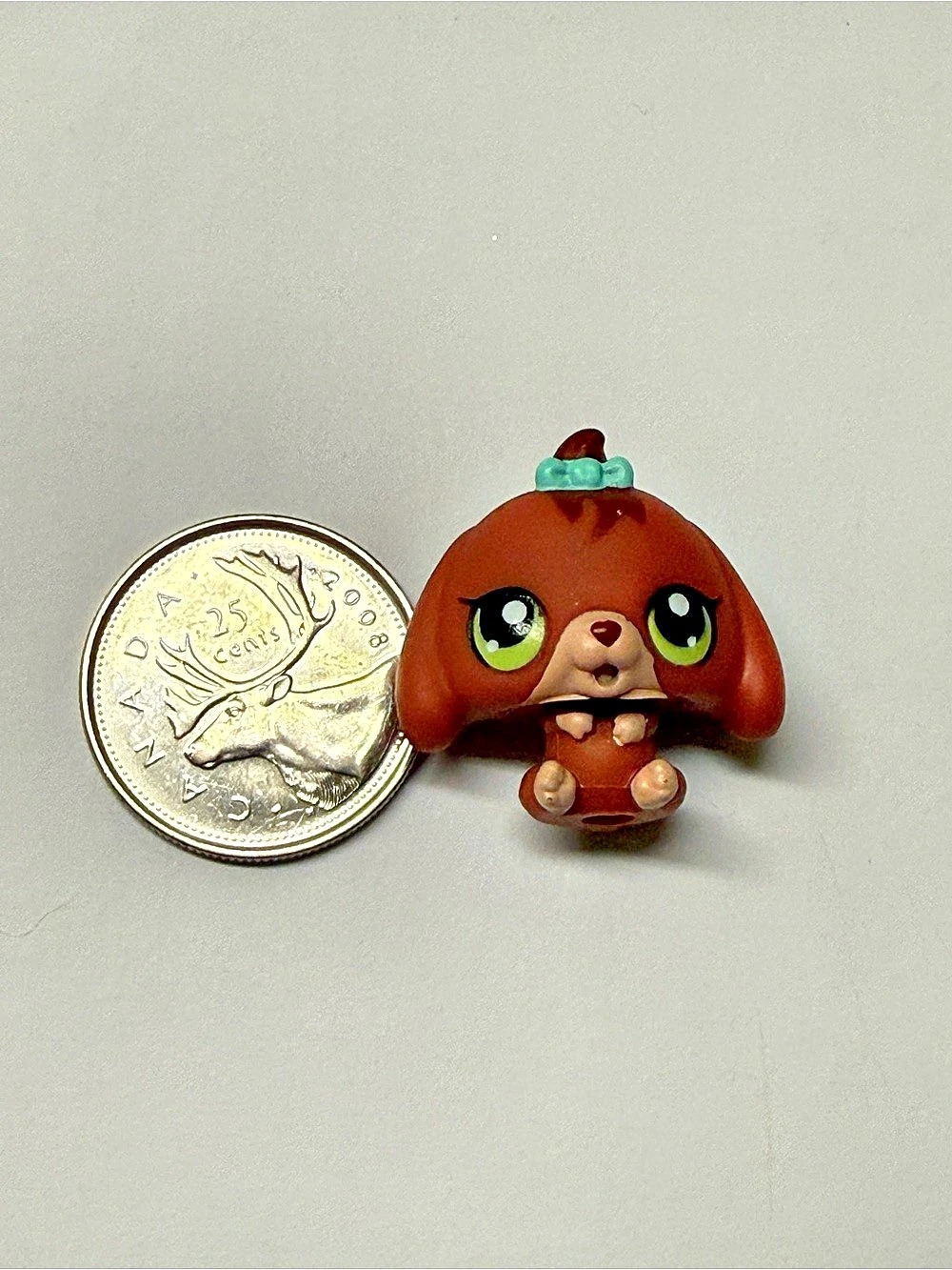 Hasbro Littlest Pet Shop Baby dachshund Brown Collectible Figure
